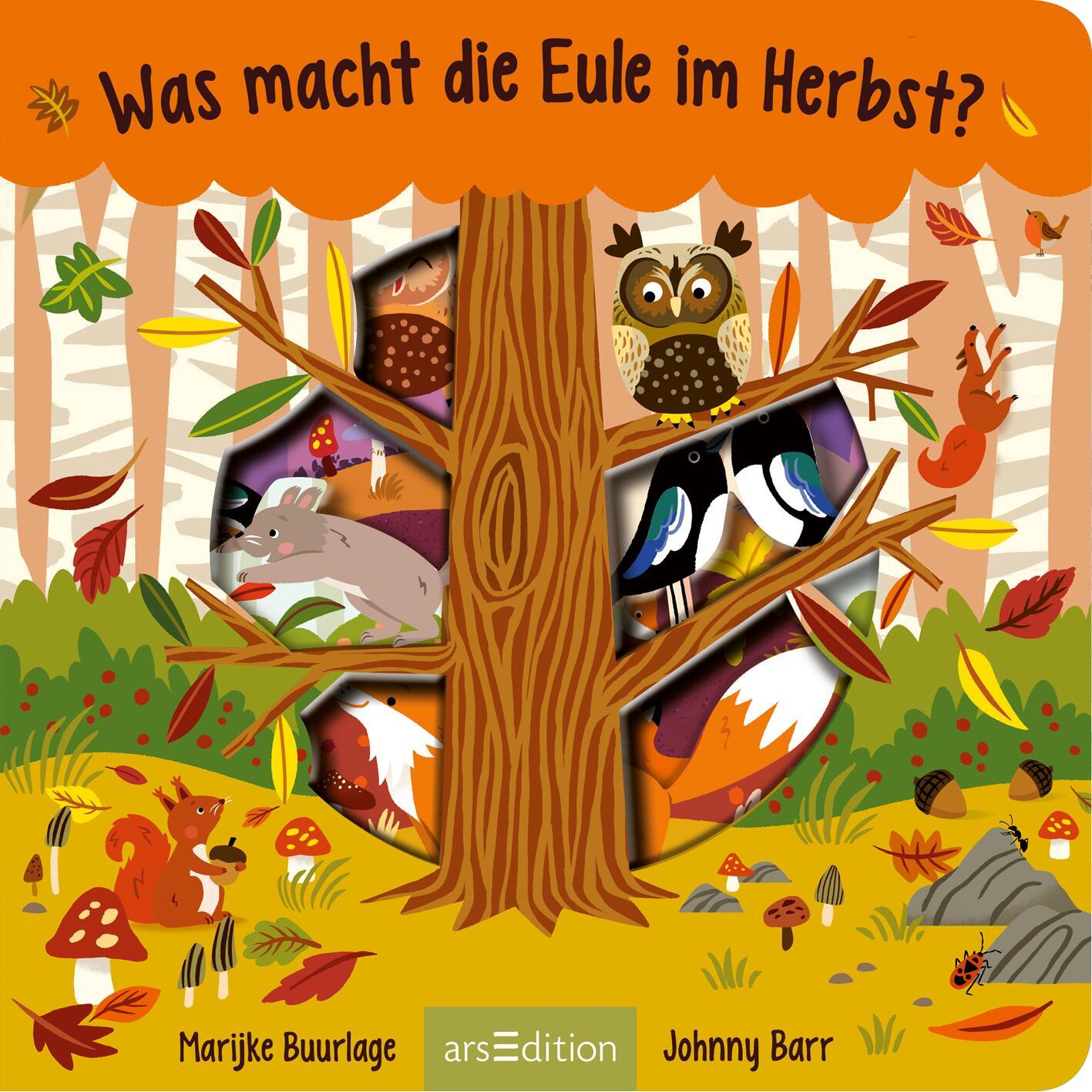 Beispielinhalt (Bild) Was macht die Eule im Herbst?
