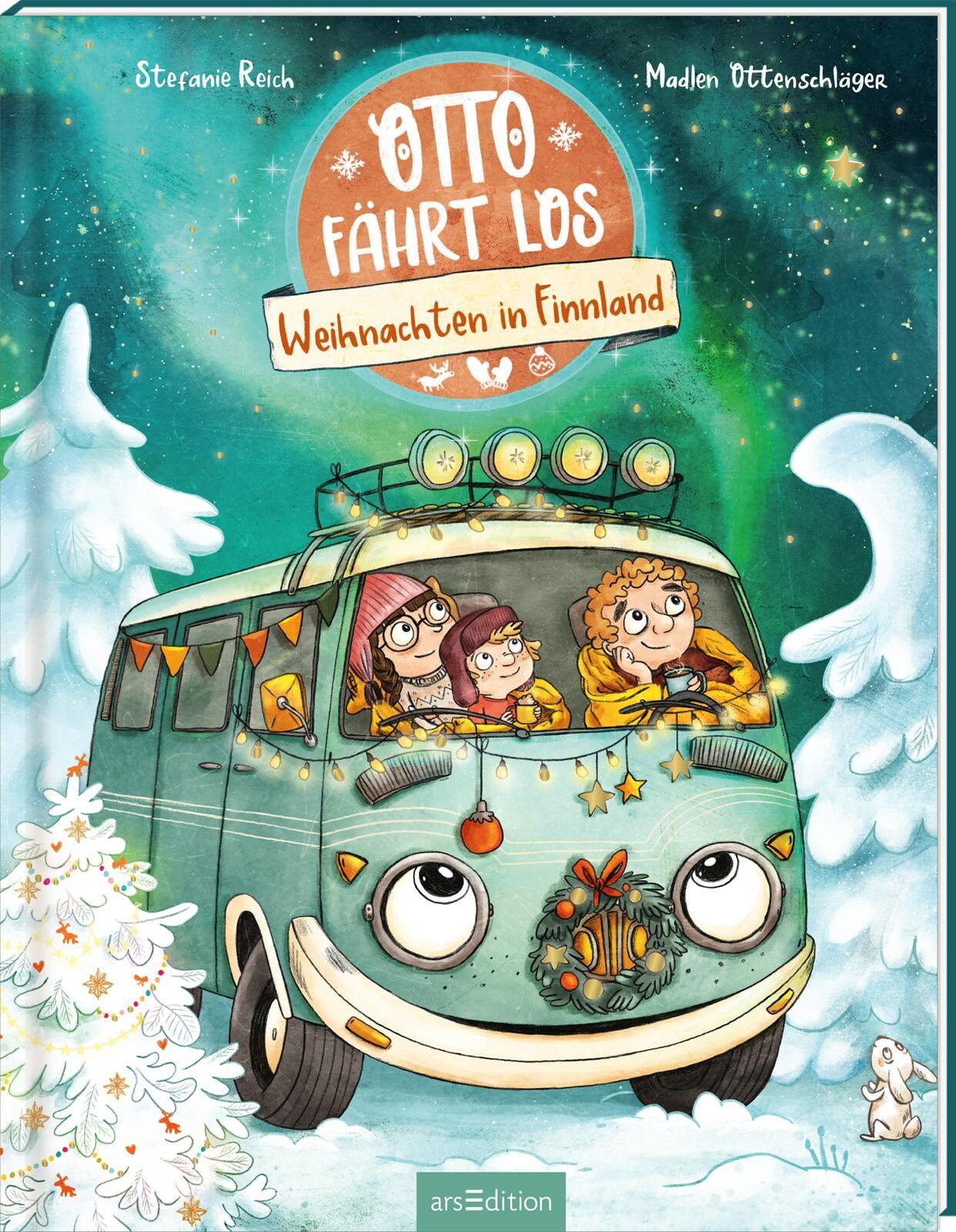 Vorderes Coverbild OTTO fährt los - Weihnachten in Finnland