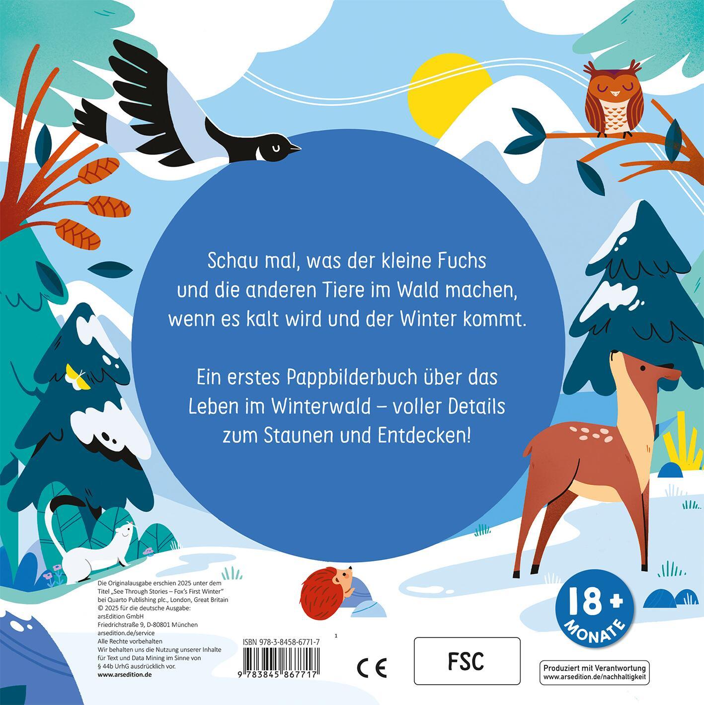 Rückseitencover Was macht der Fuchs im Winter?