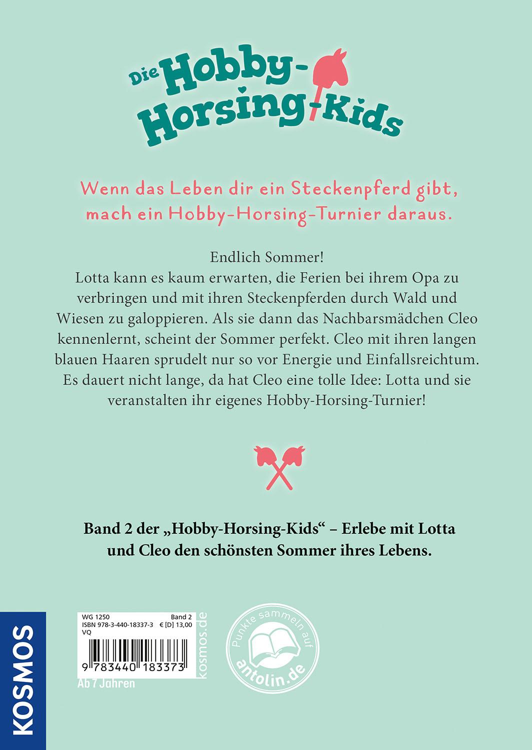 Beispielinhalt (Bild) Die Hobby-Horsing-Kids, 2, Sommer, Sonne, Pferdeglück