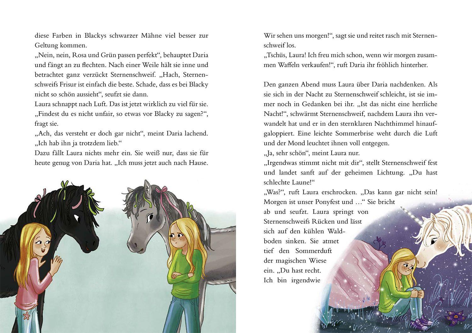 Beispielinhalt (Bild) Sternenschweif, Magische Mutmach-Geschichten