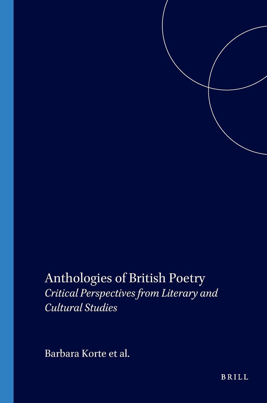 Vorderes Coverbild Anthologies of British Poetry