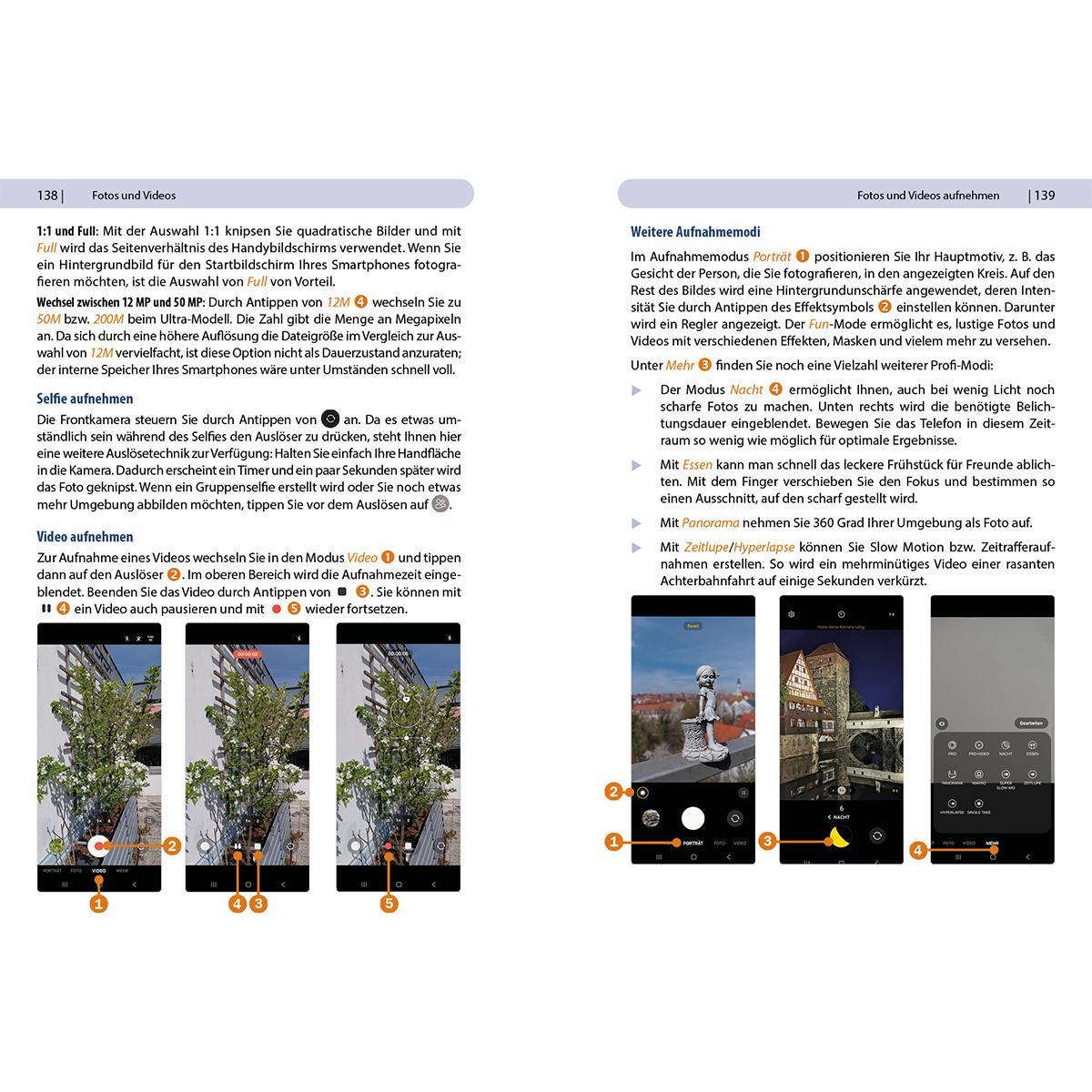 Beispielinhalt (Bild) Samsung Galaxy A56 5G - Für Einsteiger ohne Vorkenntnisse