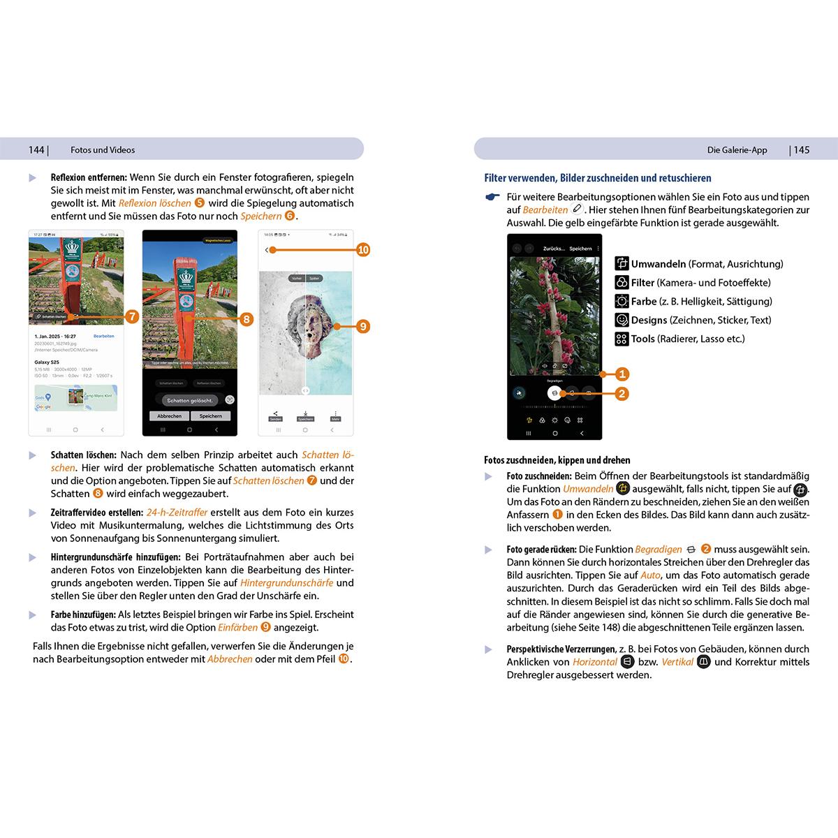 Beispielinhalt (Bild) Samsung Galaxy A56 5G - Für Einsteiger ohne Vorkenntnisse