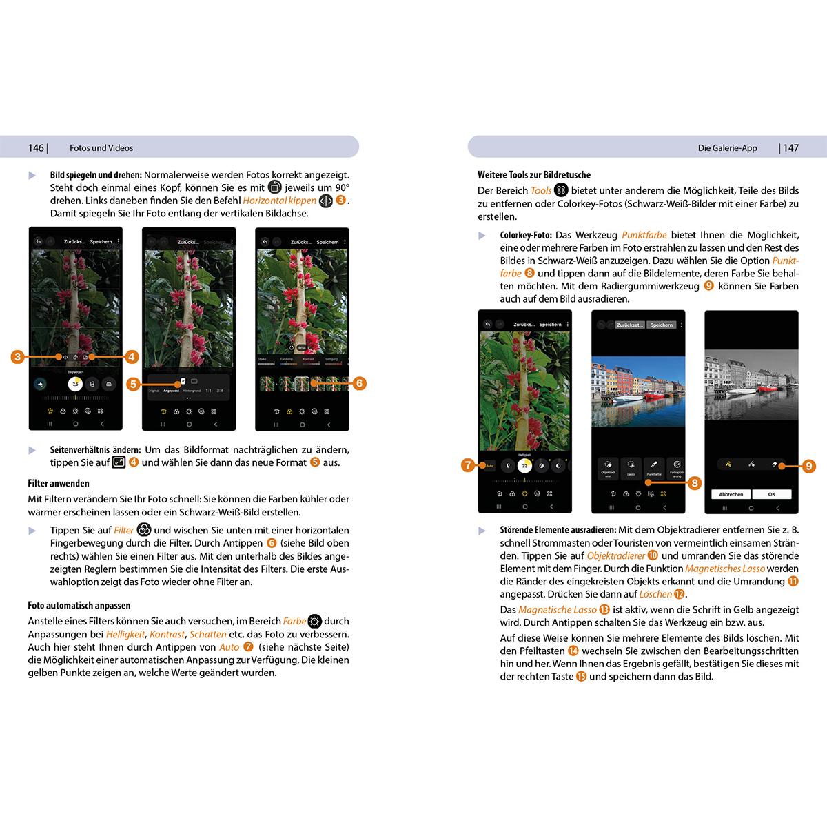 Beispielinhalt (Bild) Samsung Galaxy A56 5G - Für Einsteiger ohne Vorkenntnisse