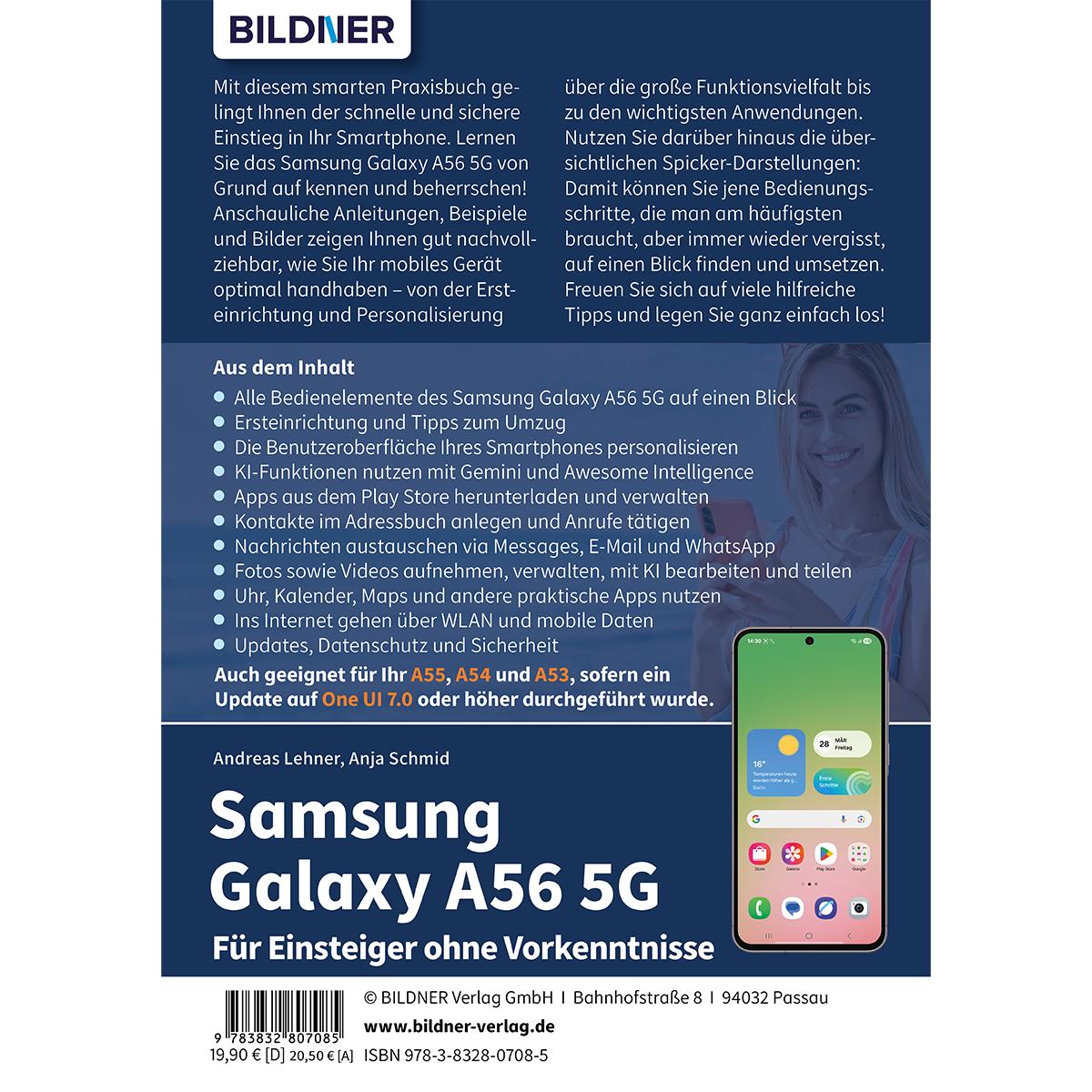 Rückseitencover Samsung Galaxy A56 5G - Für Einsteiger ohne Vorkenntnisse