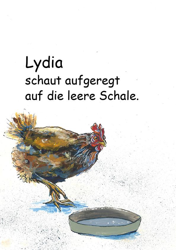 Beispielinhalt (Bild) Hedwig und das Chaos im Hühnerstall