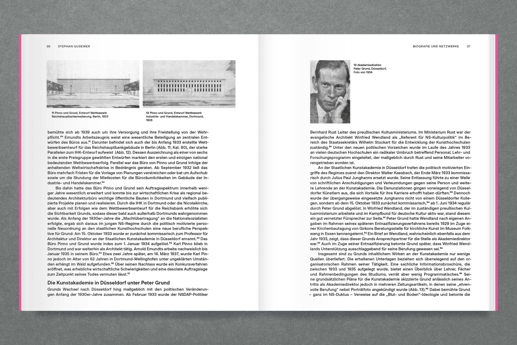 Beispielinhalt (Bild) Der Architekt Peter Grund und die Tradition in der Moderne