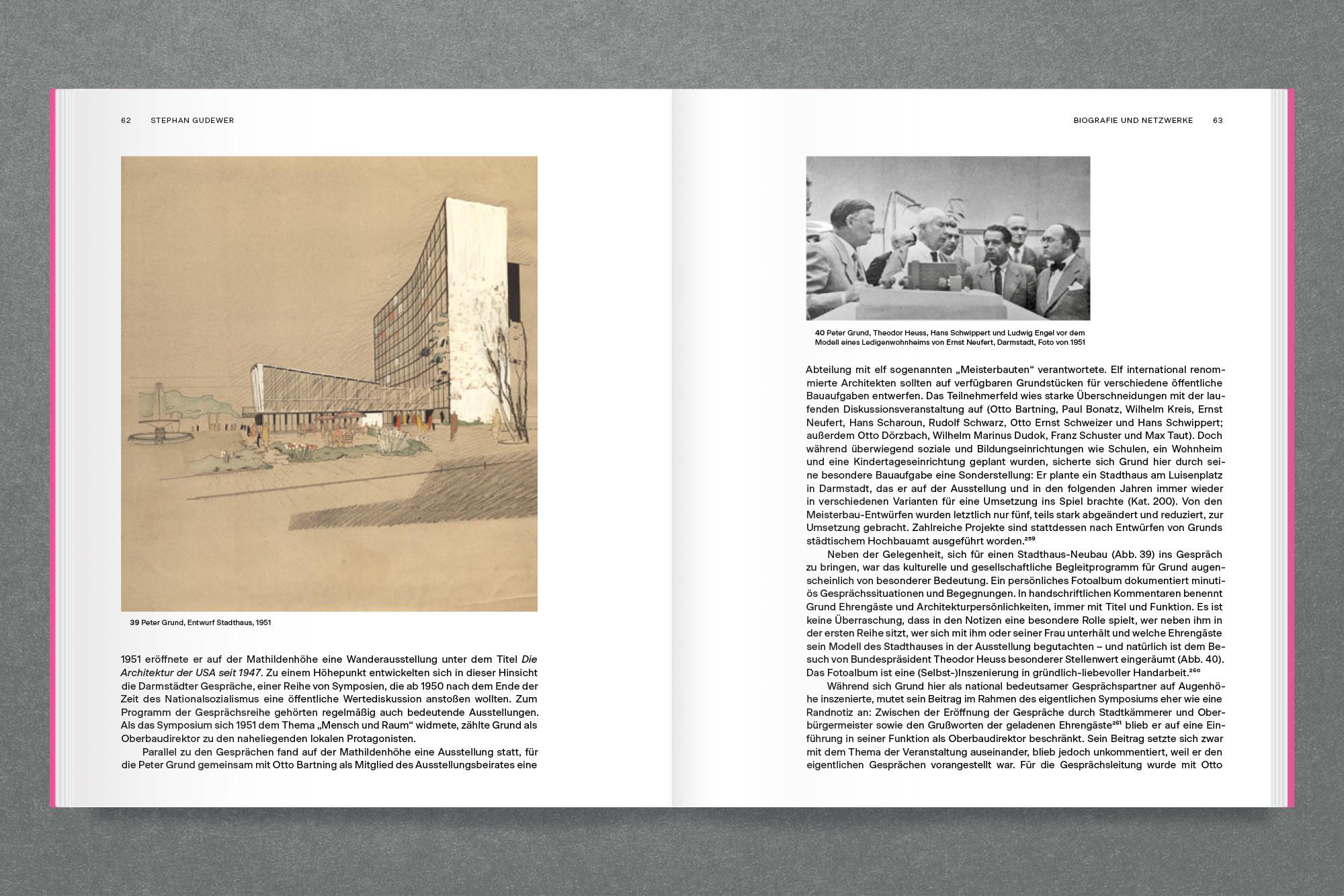 Beispielinhalt (Bild) Der Architekt Peter Grund und die Tradition in der Moderne