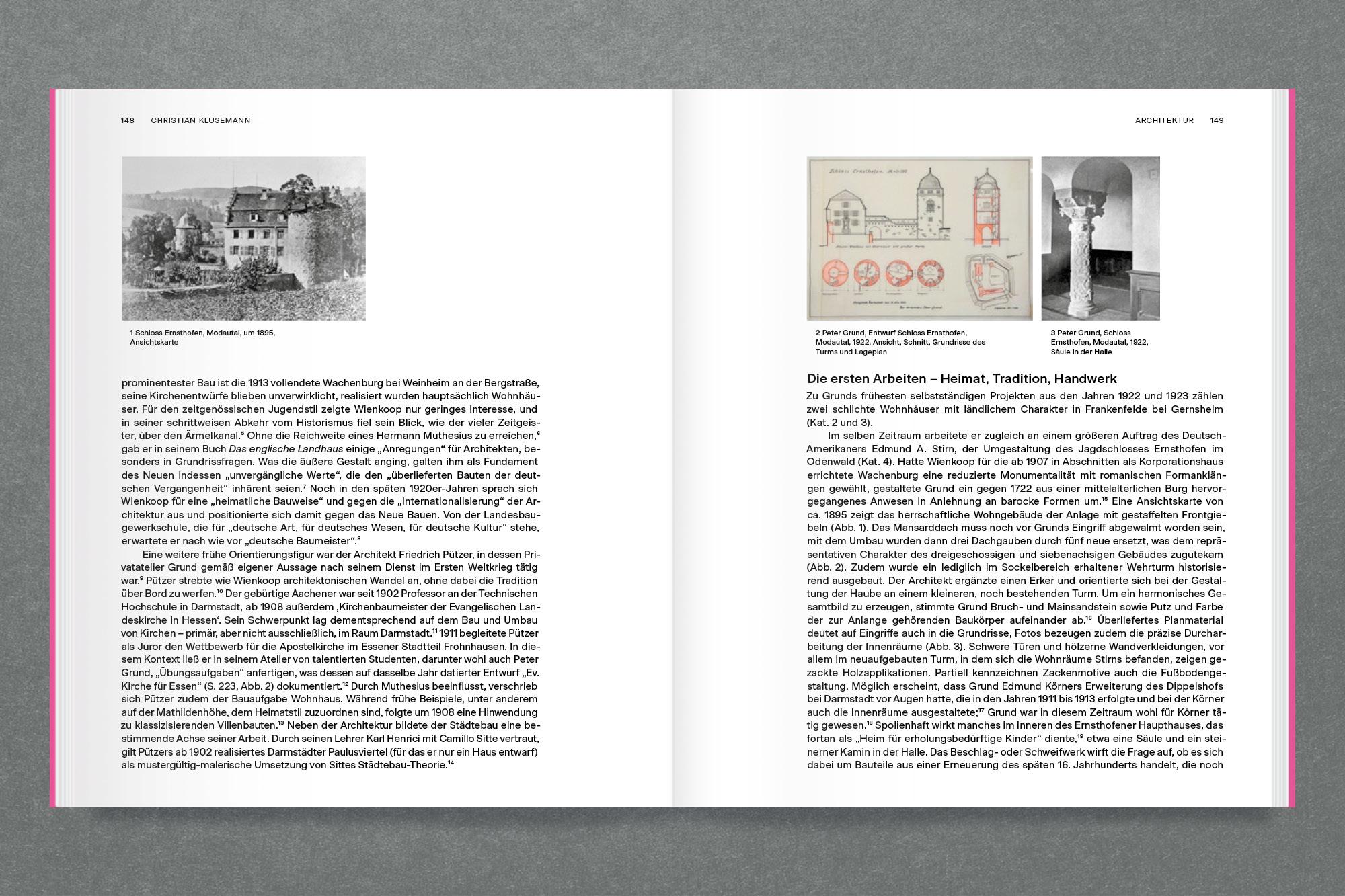 Beispielinhalt (Bild) Der Architekt Peter Grund und die Tradition in der Moderne