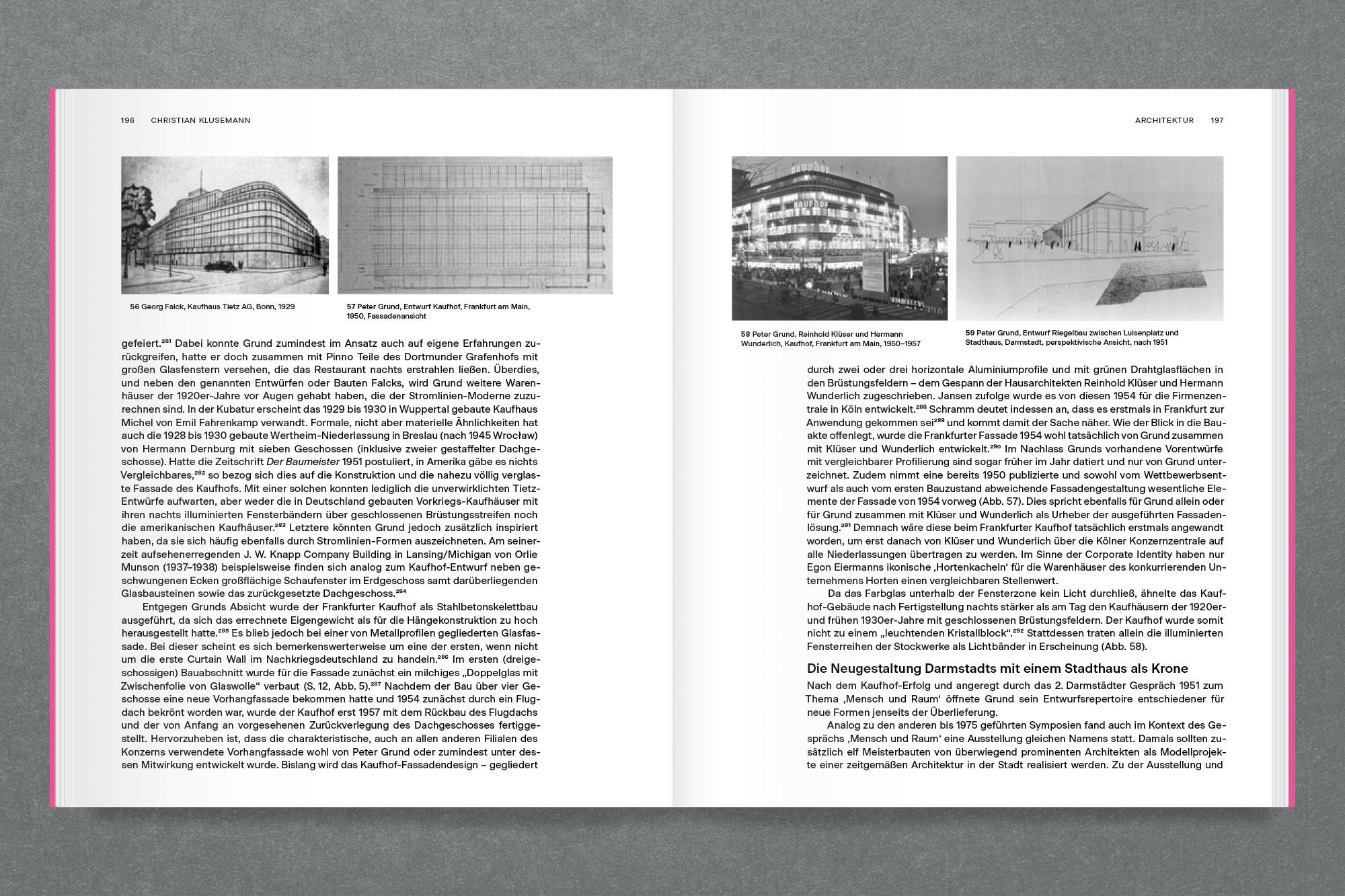 Beispielinhalt (Bild) Der Architekt Peter Grund und die Tradition in der Moderne