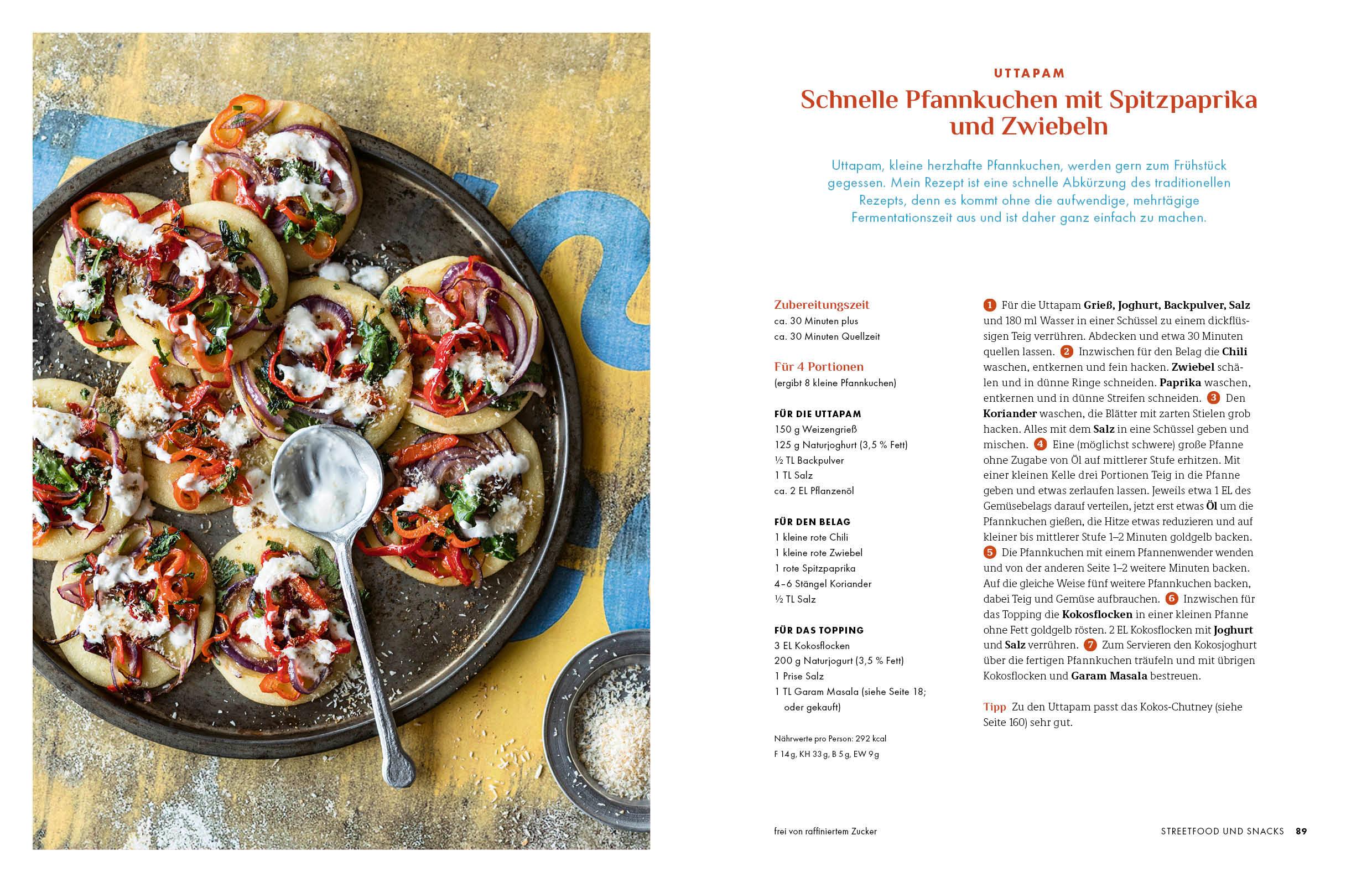 Beispielinhalt (Bild) Deftig vegetarisch - Indien