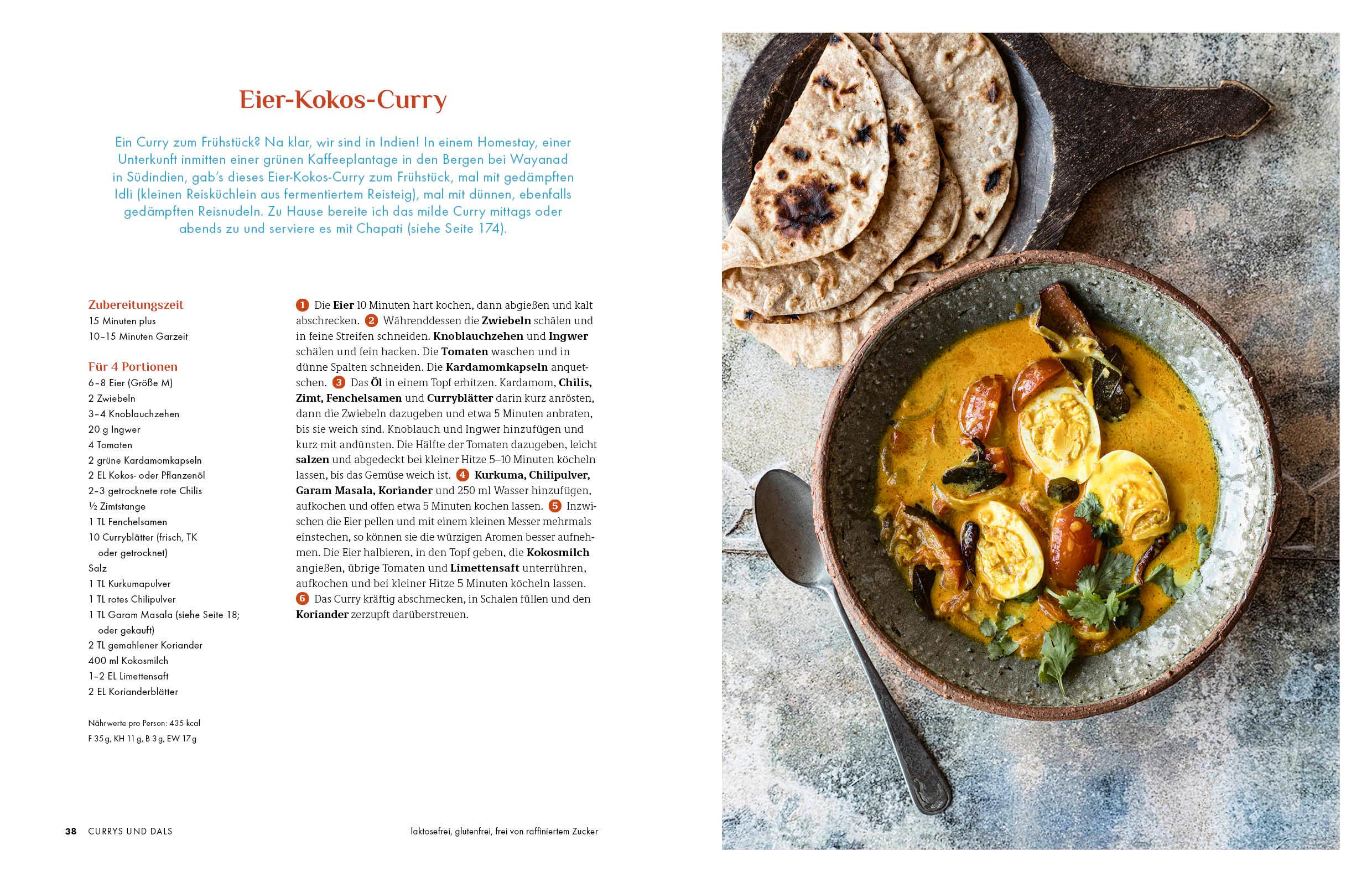 Beispielinhalt (Bild) Deftig vegetarisch - Indien