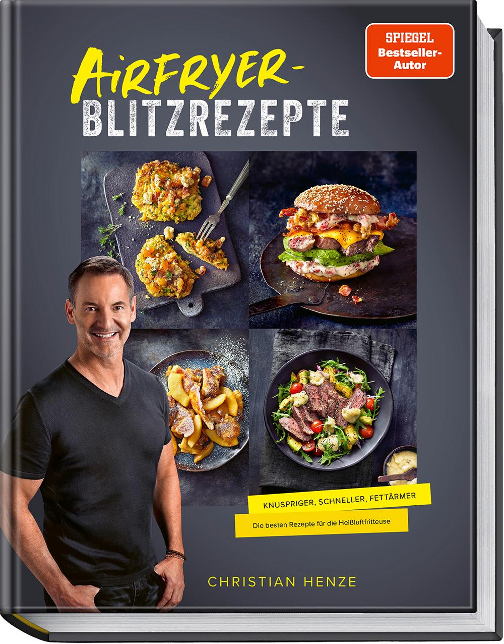 Vorderes Coverbild Airfryer-Blitzrezepte