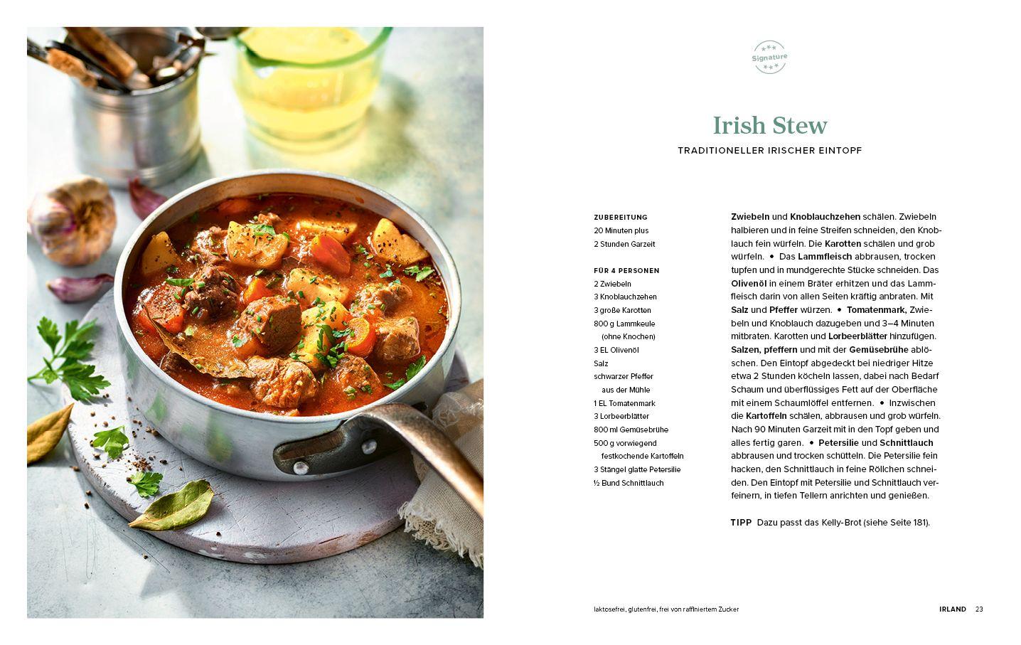 Beispielinhalt (Bild) Patricia Kelly´s Family-Kochbuch