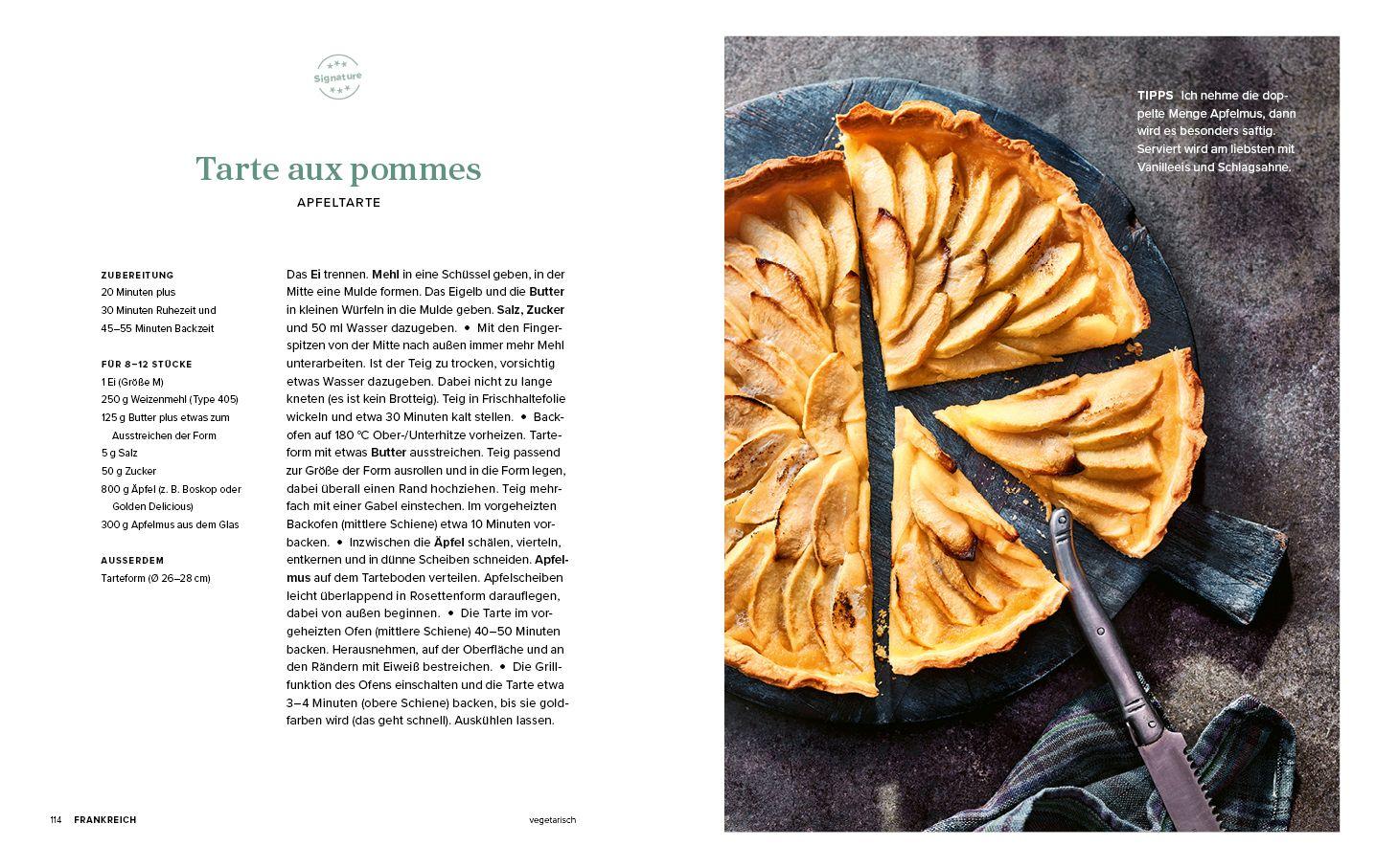 Beispielinhalt (Bild) Patricia Kelly´s Family-Kochbuch