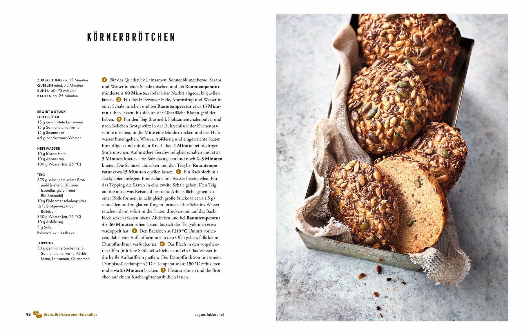 Beispielinhalt (Bild) Glutenfrei backen mit Isabella