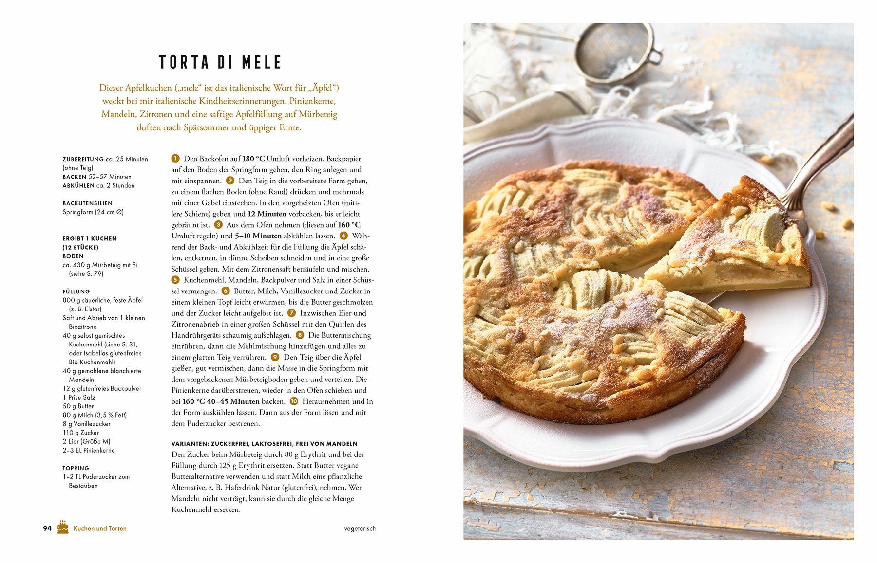 Beispielinhalt (Bild) Glutenfrei backen mit Isabella