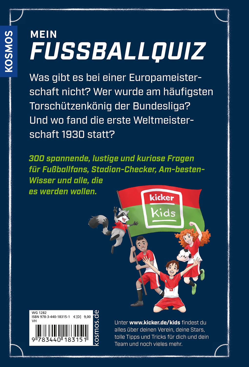 Beispielinhalt (Bild) kicker Kids Fußball Quiz