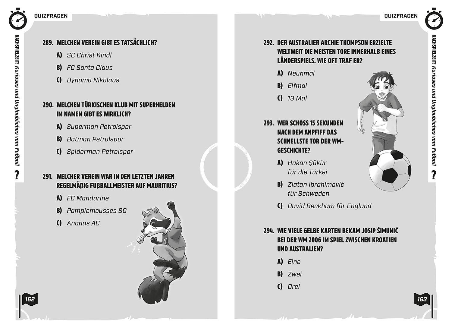 Beispielinhalt (Bild) kicker Kids Fußball Quiz