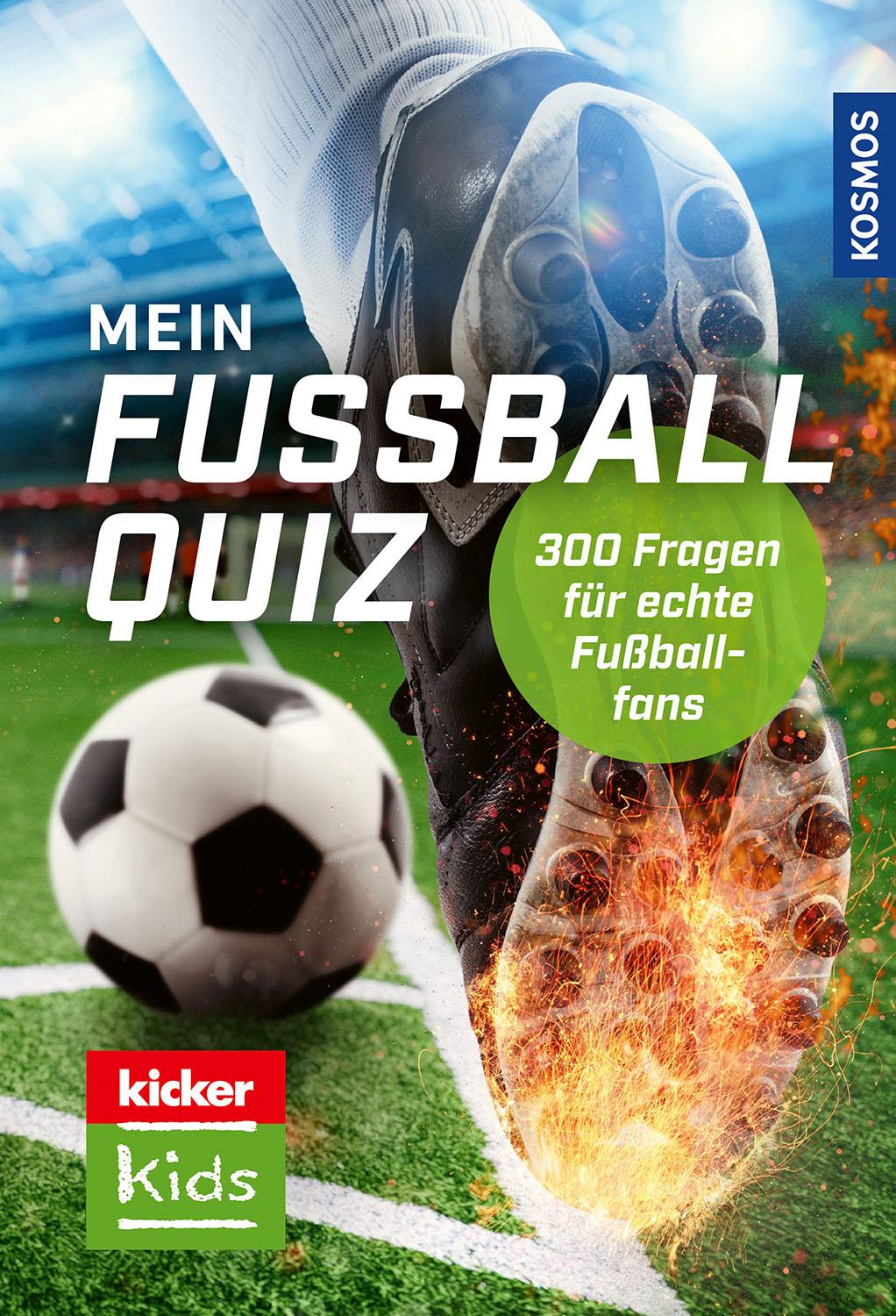 Vorderes Coverbild kicker Kids Fußball Quiz