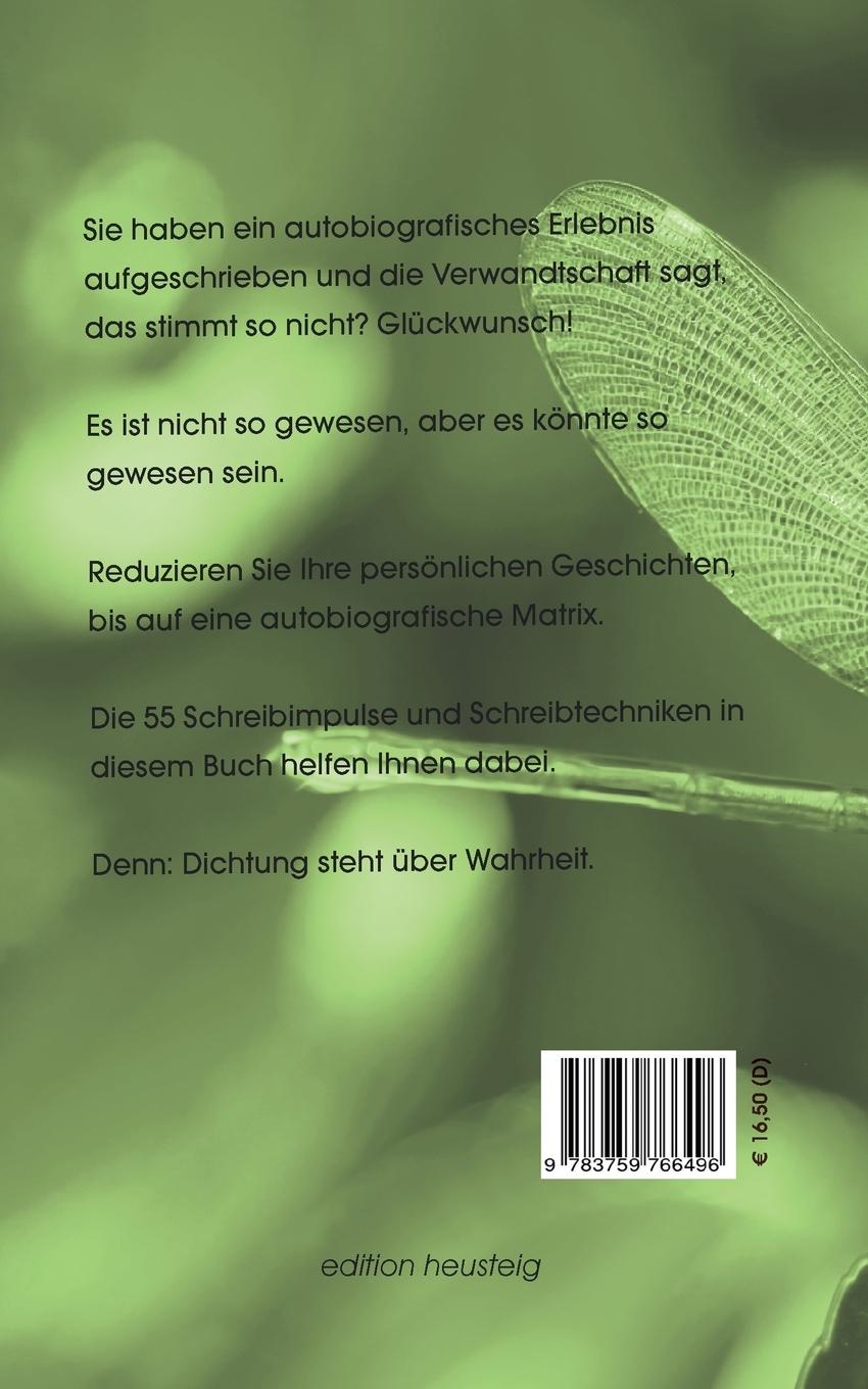 Rückseitencover Schlüsselgeschichten schreiben? - Wahrheit und Dichtung!