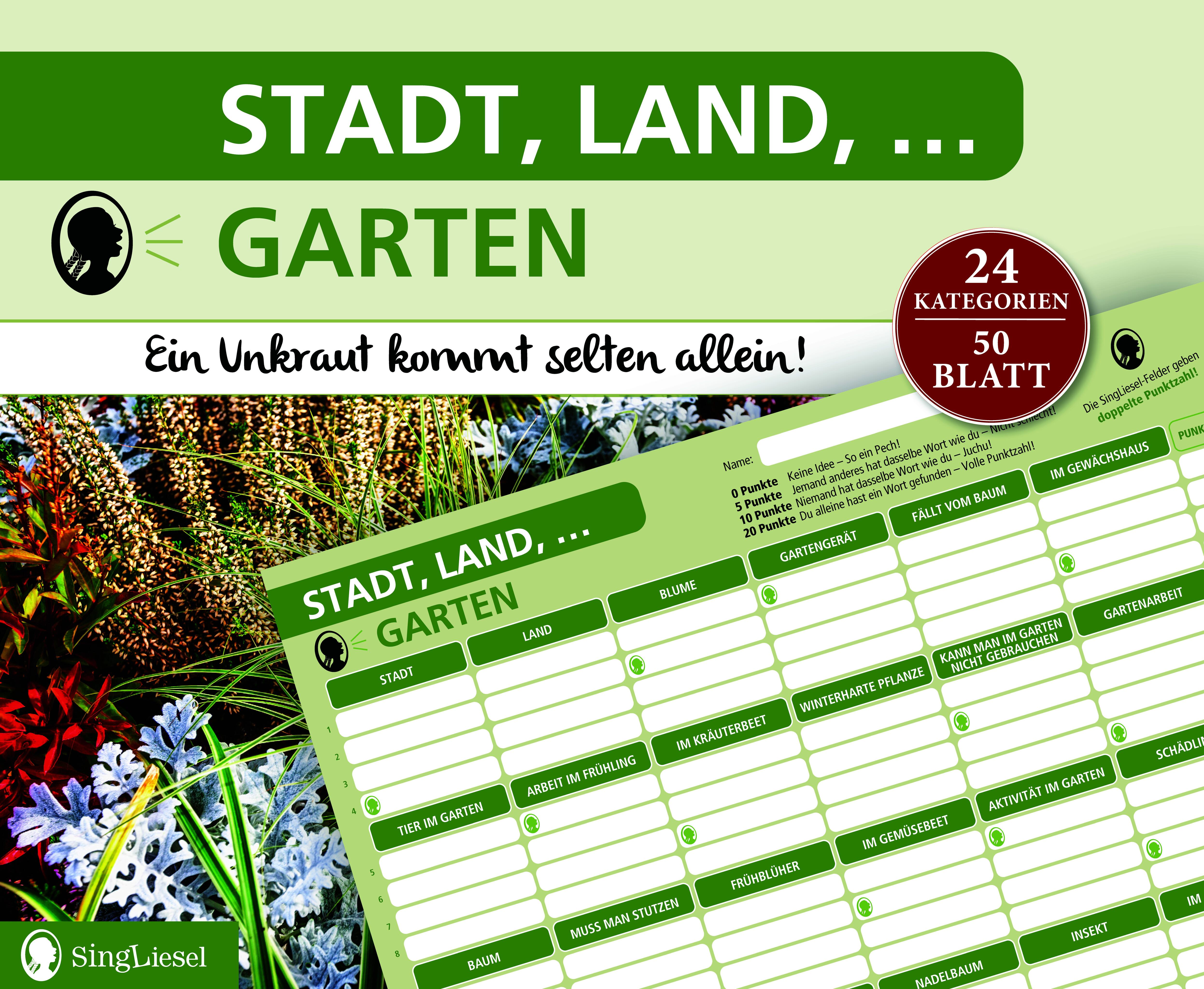 Vorderes Coverbild Stadt, Land, Garten