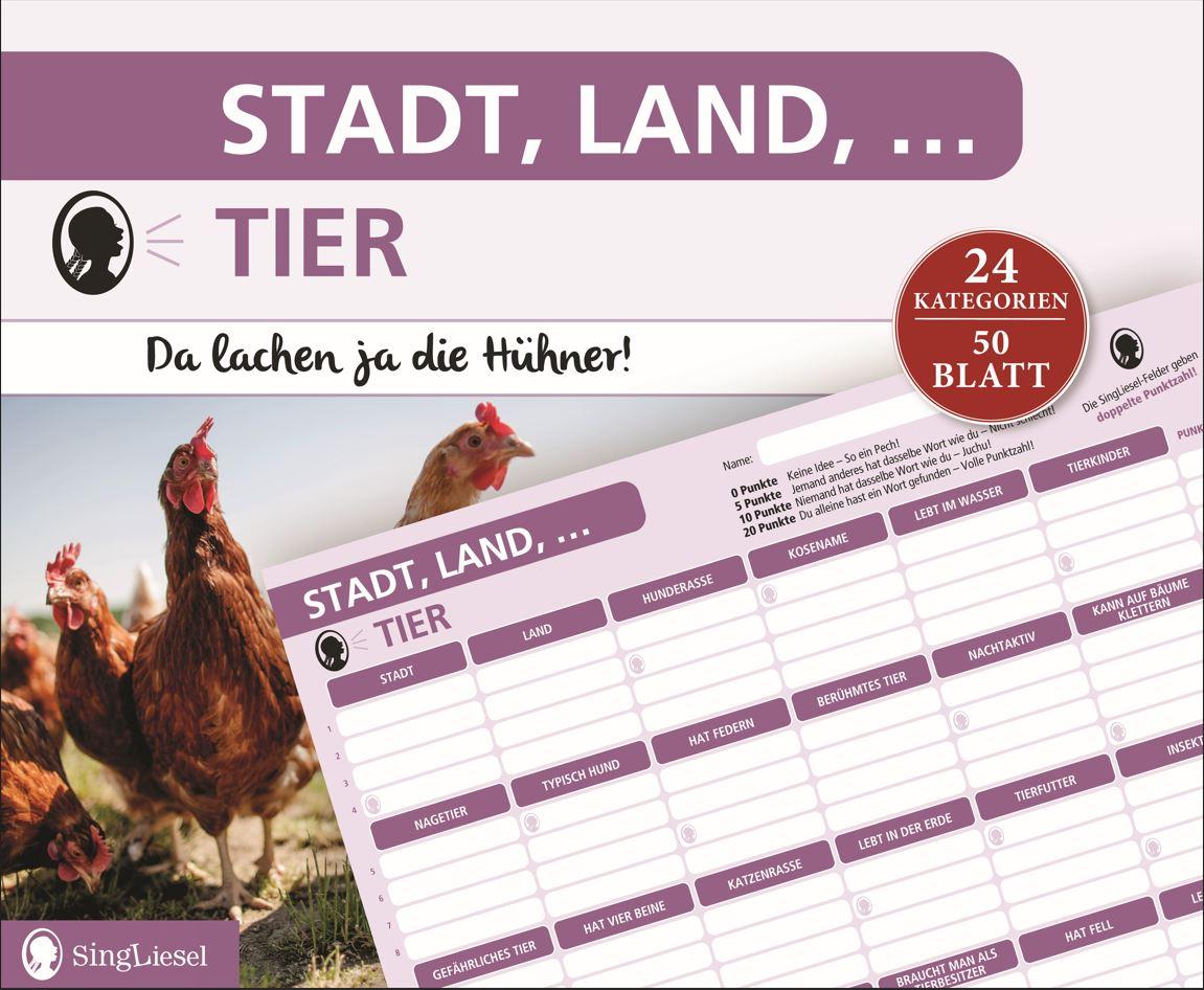 Vorderes Coverbild Stadt, Land, Tier