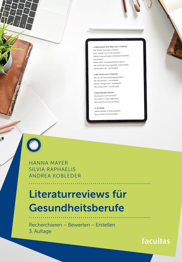 Vorderes Coverbild Literaturreviews für Gesundheitsberufe