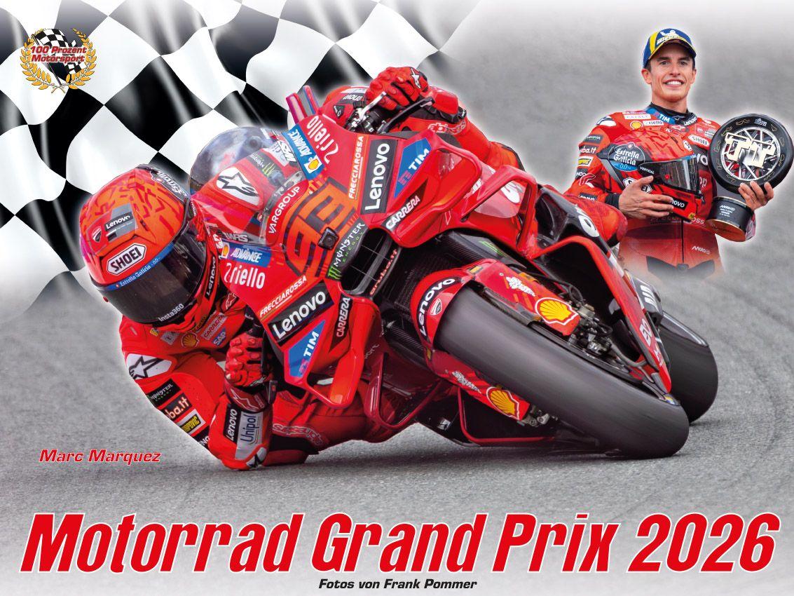 Vorderes Coverbild Motorrad Grand Prix Kalender 2026