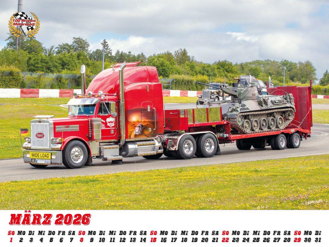 Beispielinhalt (Bild) Showtrucks Kalender 2026