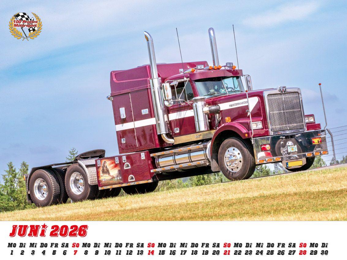 Beispielinhalt (Bild) Showtrucks Kalender 2026