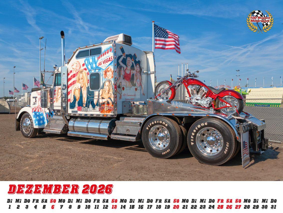 Beispielinhalt (Bild) Showtrucks Kalender 2026