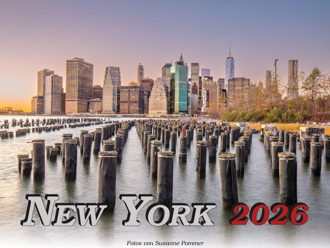 Vorderes Coverbild New York Kalender 2026