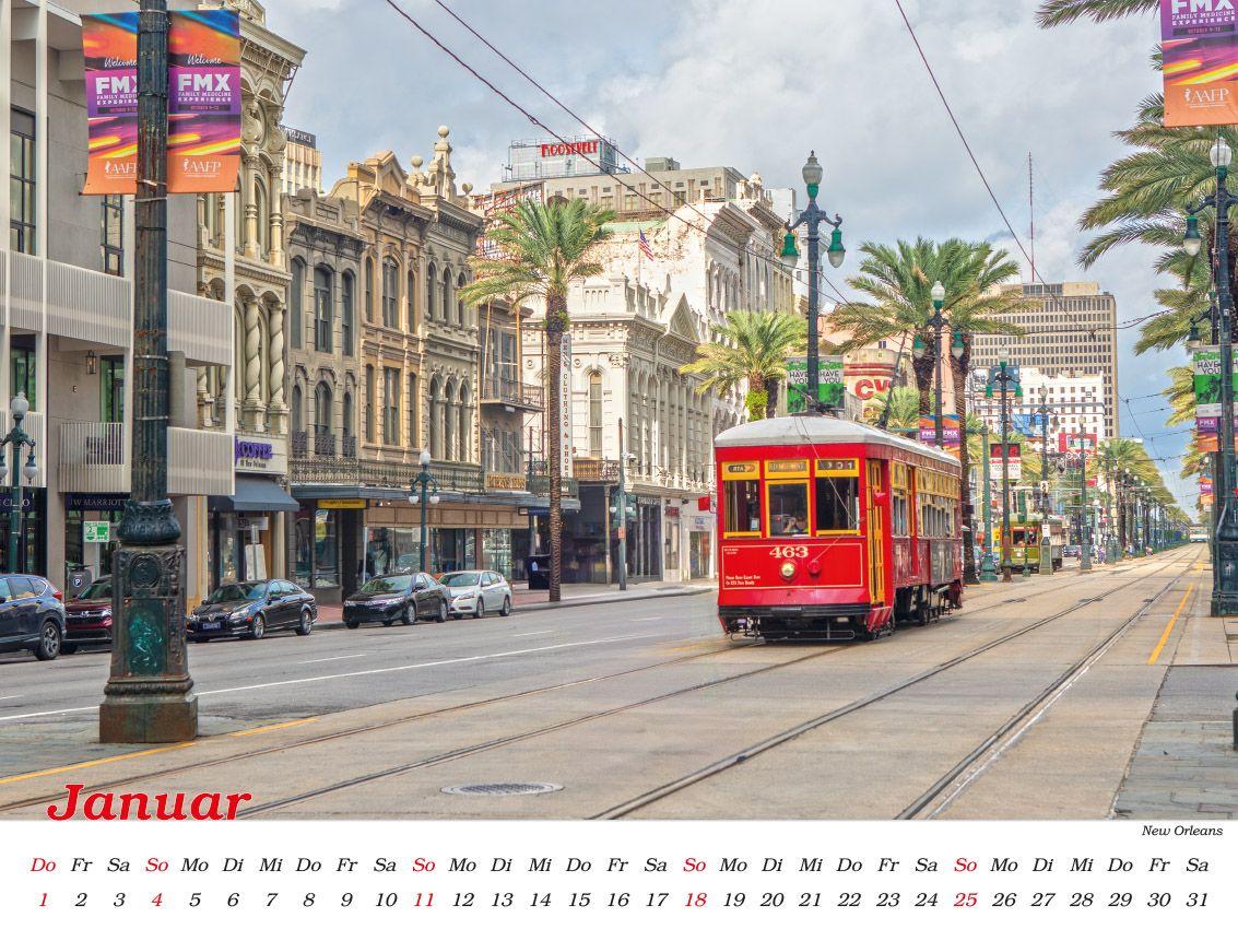 Beispielinhalt (Bild) American Cities - Metropolen der USA Kalender 2026