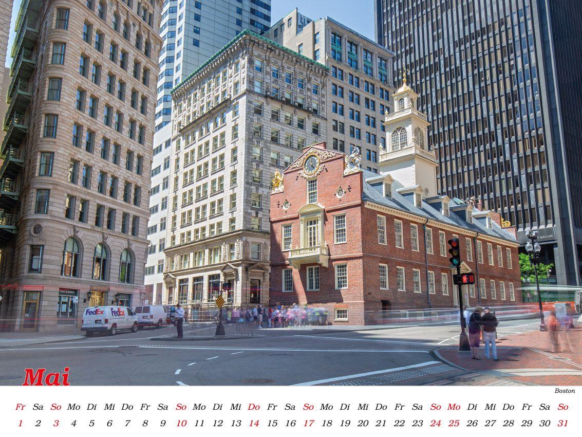 Beispielinhalt (Bild) American Cities - Metropolen der USA Kalender 2026