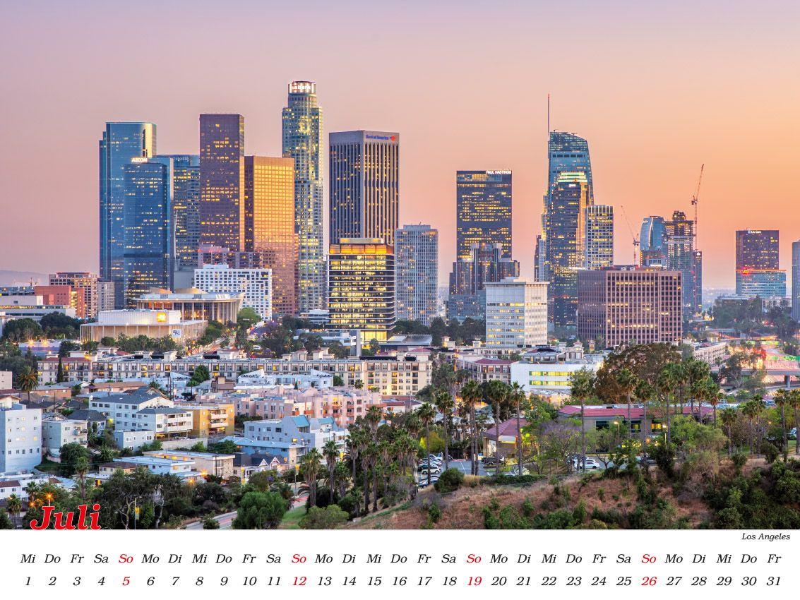 Beispielinhalt (Bild) American Cities - Metropolen der USA Kalender 2026
