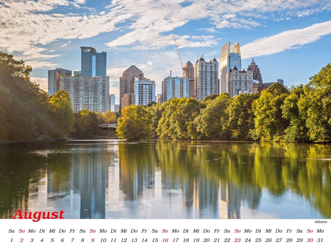 Beispielinhalt (Bild) American Cities - Metropolen der USA Kalender 2026