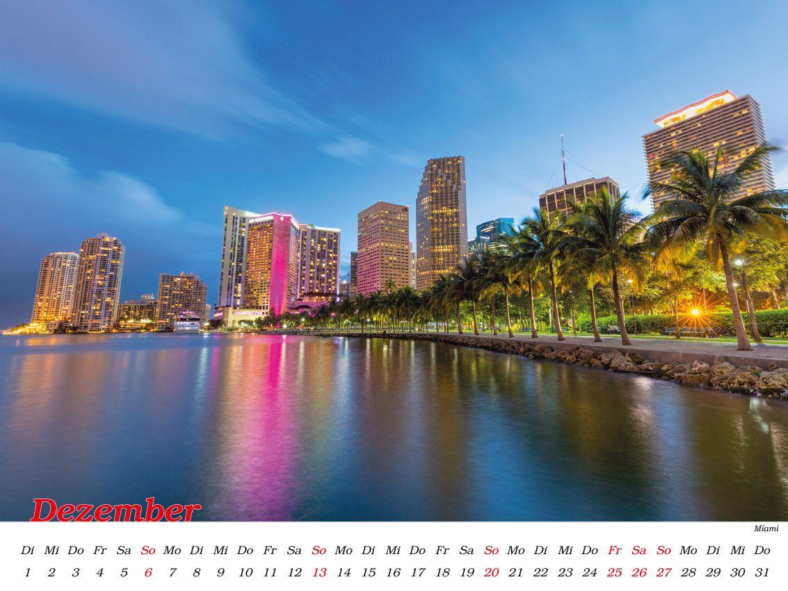 Beispielinhalt (Bild) American Cities - Metropolen der USA Kalender 2026