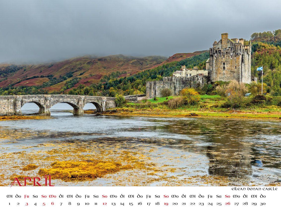 Beispielinhalt (Bild) Faszination Schottland Kalender 2026