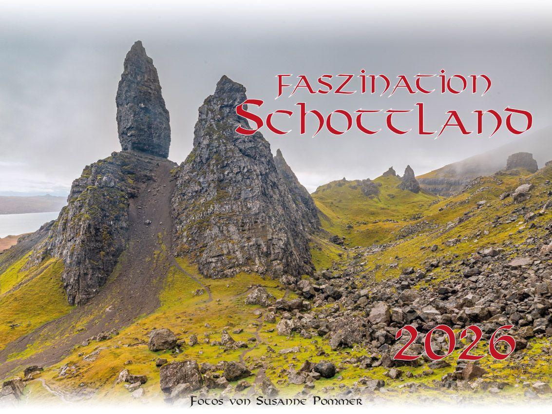 Vorderes Coverbild Faszination Schottland Kalender 2026