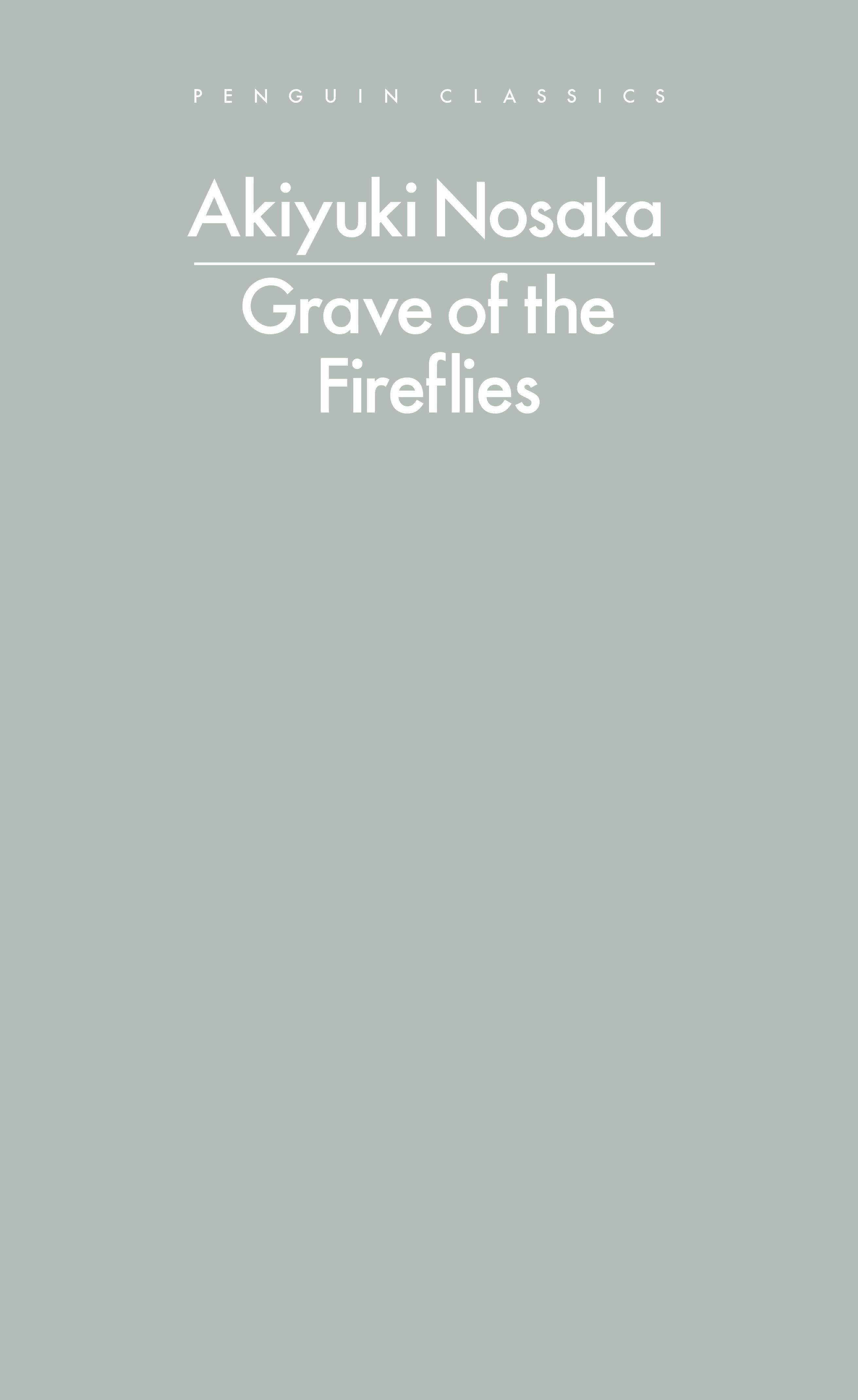 Vorderes Coverbild Grave of the Fireflies