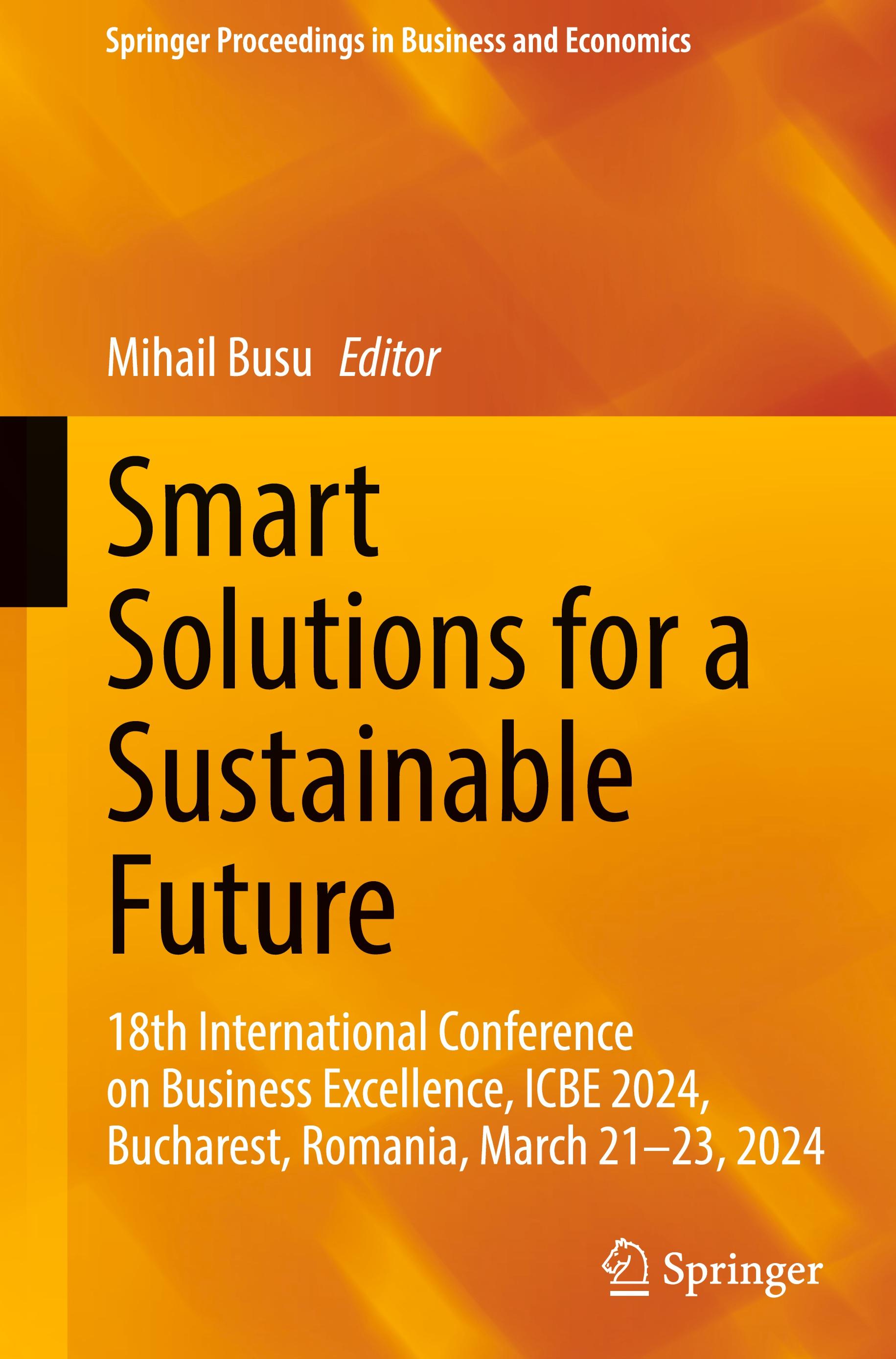 Vorderes Coverbild Smart Solutions for a Sustainable Future