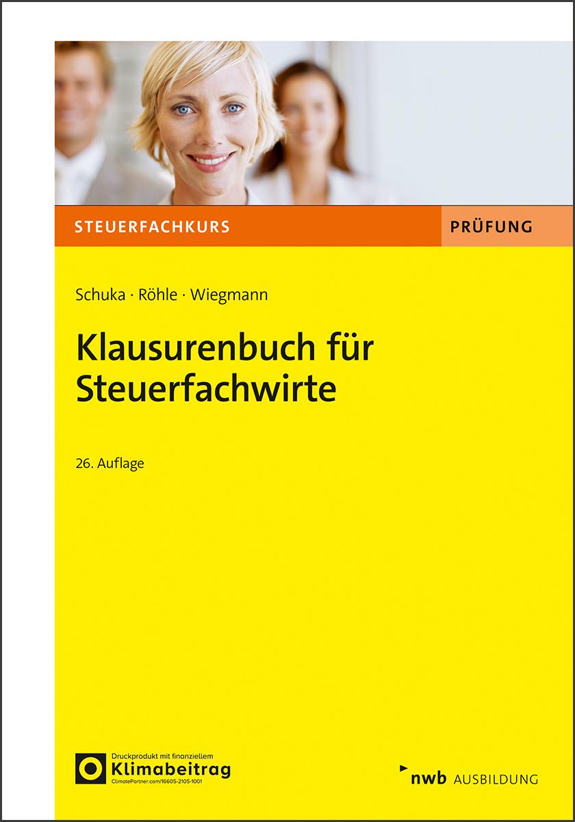 Vorderes Coverbild Klausurenbuch für Steuerfachwirte