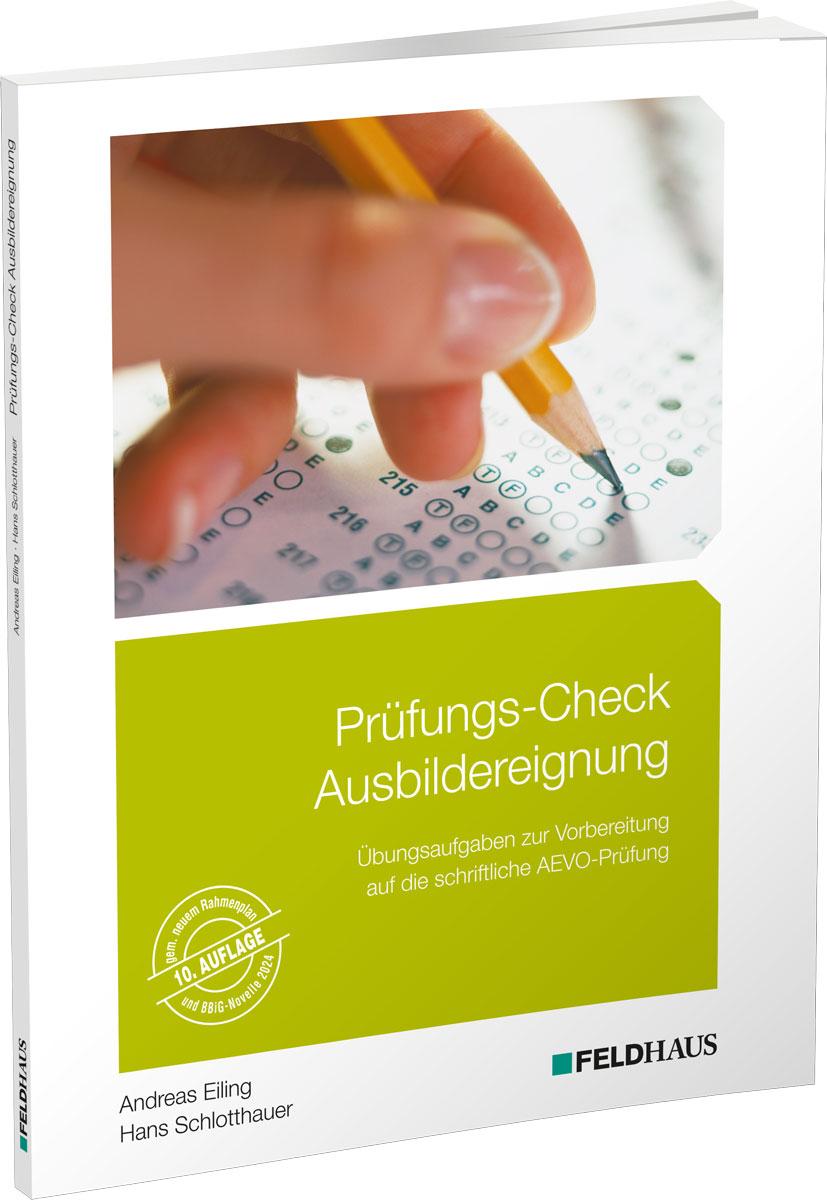 Vorderes Coverbild Prüfungs-Check Ausbildereignung