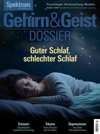 Vorderes Coverbild Gehirn&Geist Dossier 2/2025 Guter Schlaf, schlechter Schlaf