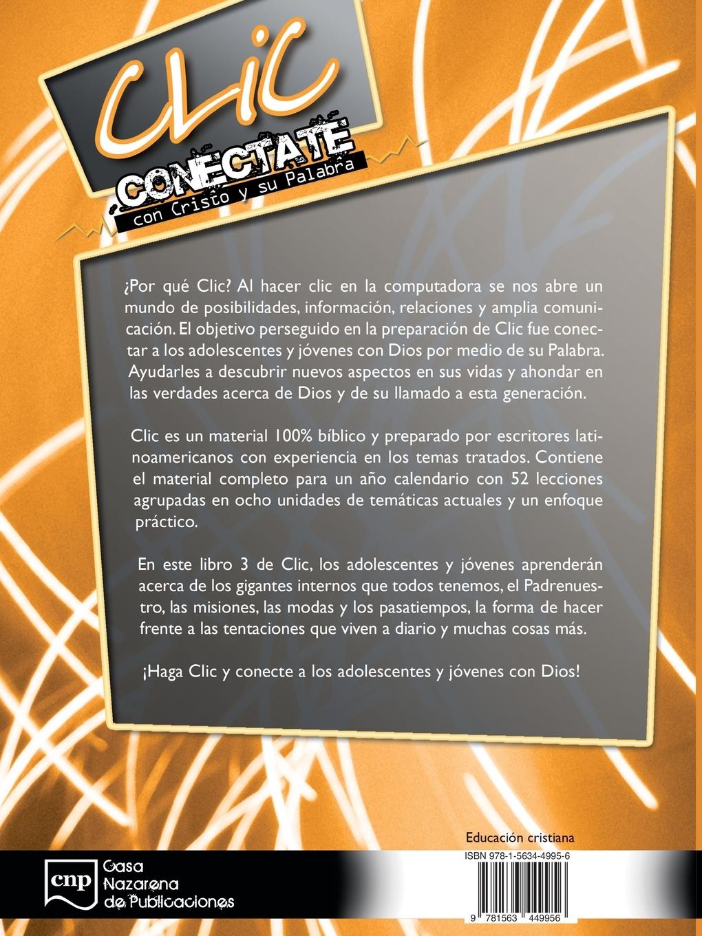 Rückseitencover Clic, Libro 3 (unificado)