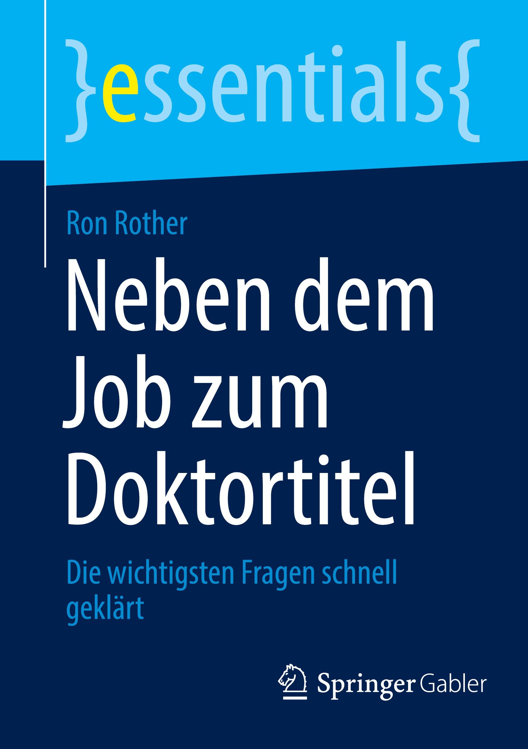 Vorderes Coverbild Neben dem Job zum Doktortitel