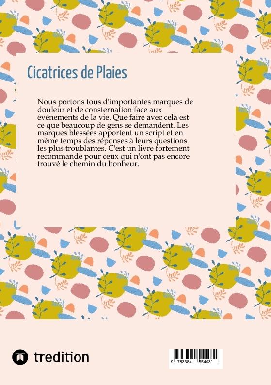 Rückseitencover Cicatrices de Plaies