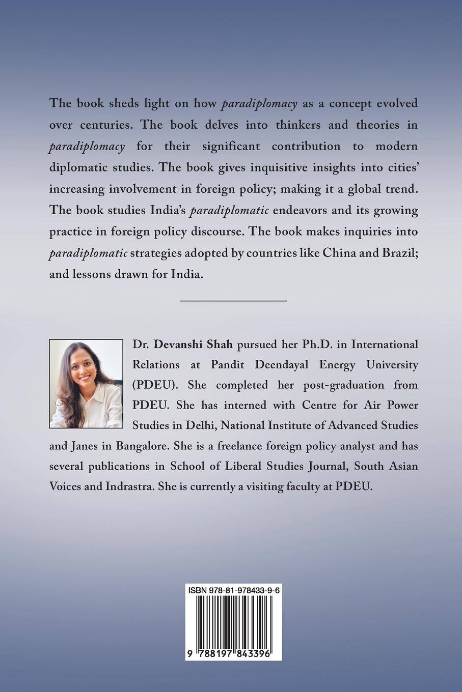 Rückseitencover Paradiplomacy